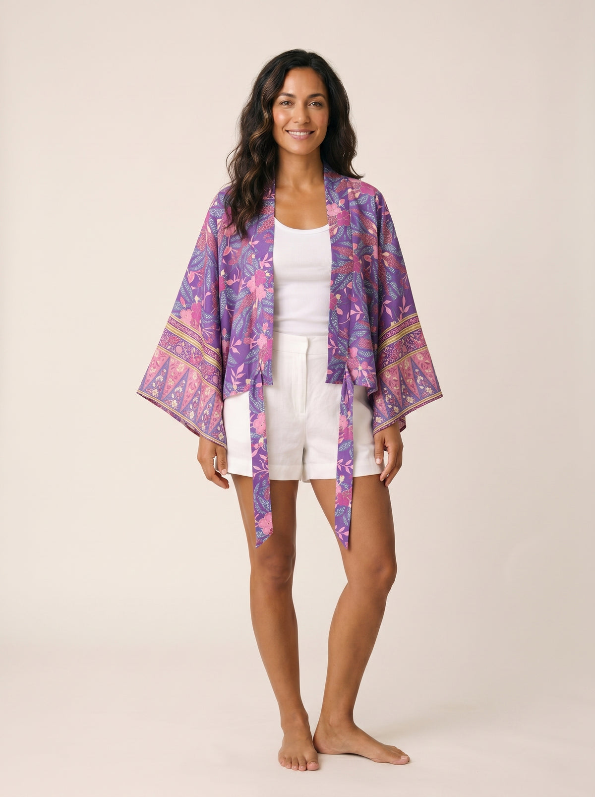 The Lavender Field Kimono
