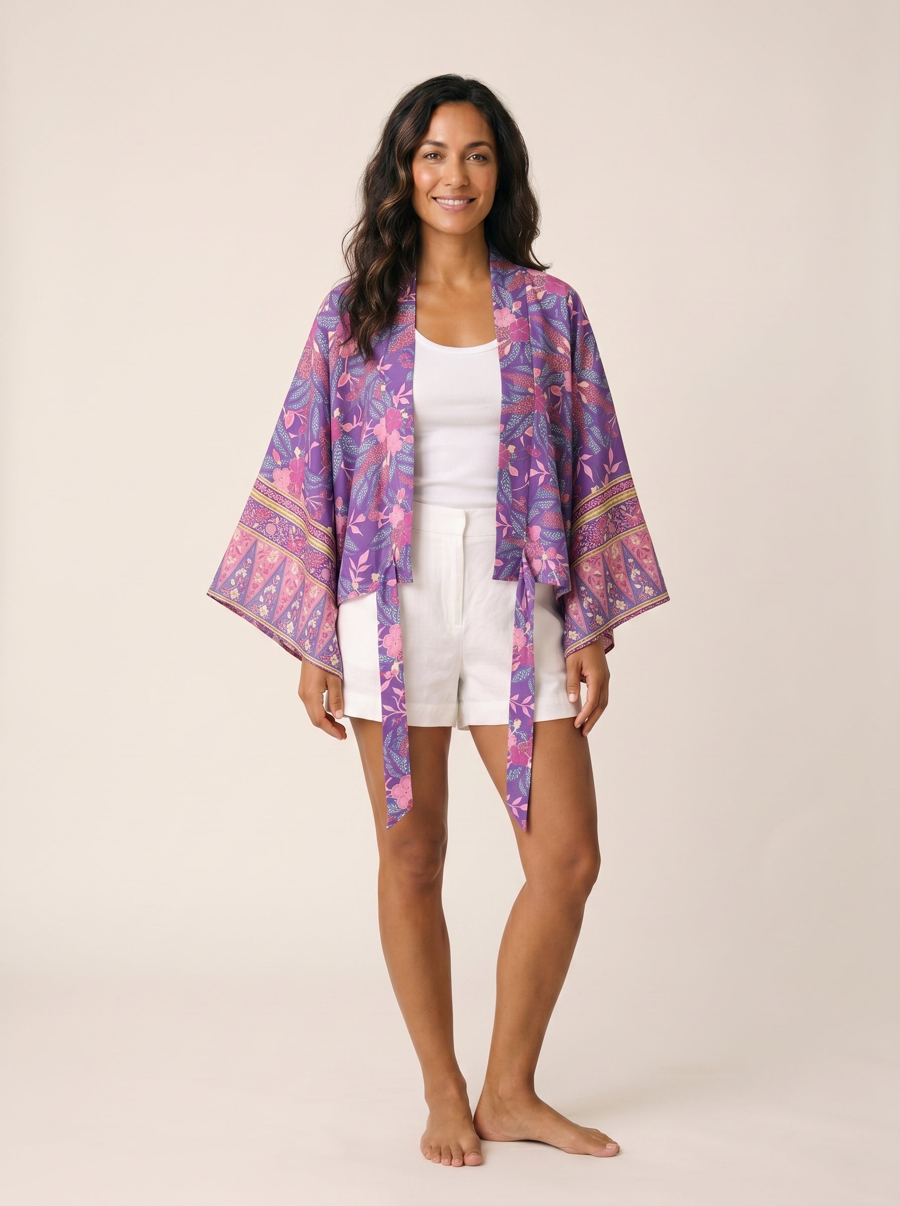 The Lavender Field Kimono