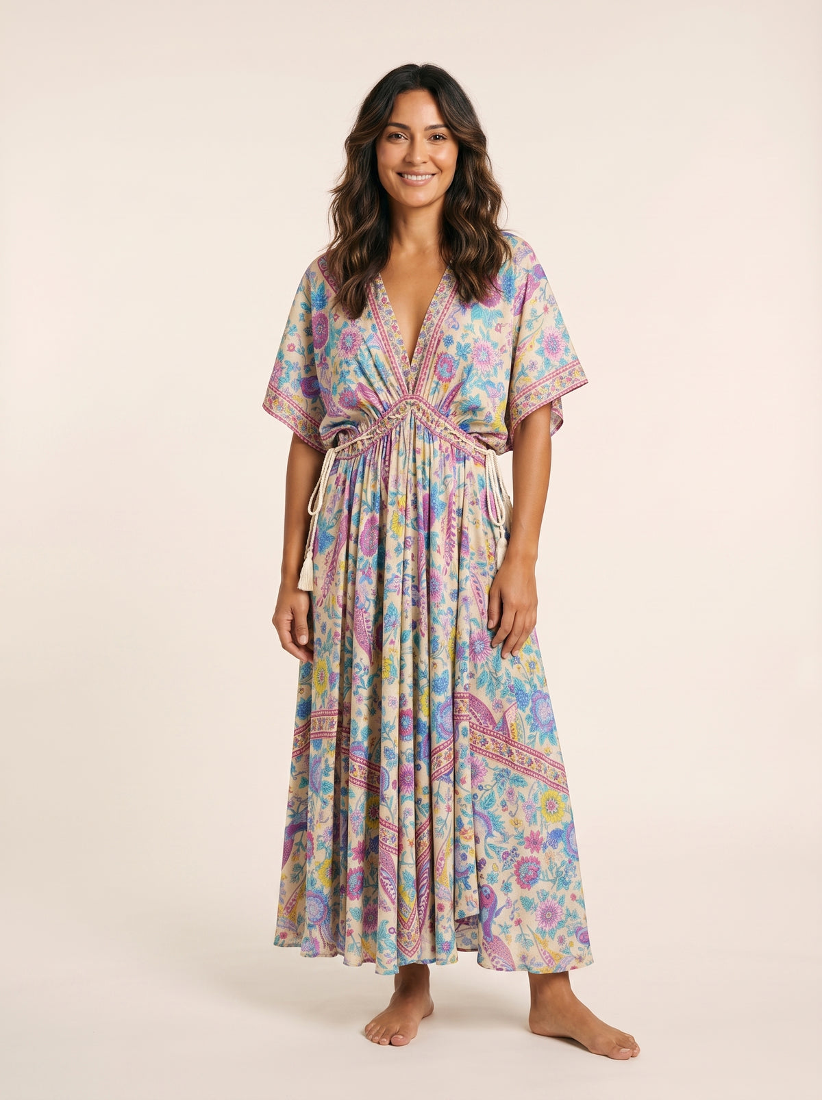 The Meridian Bloom Maxi Dress