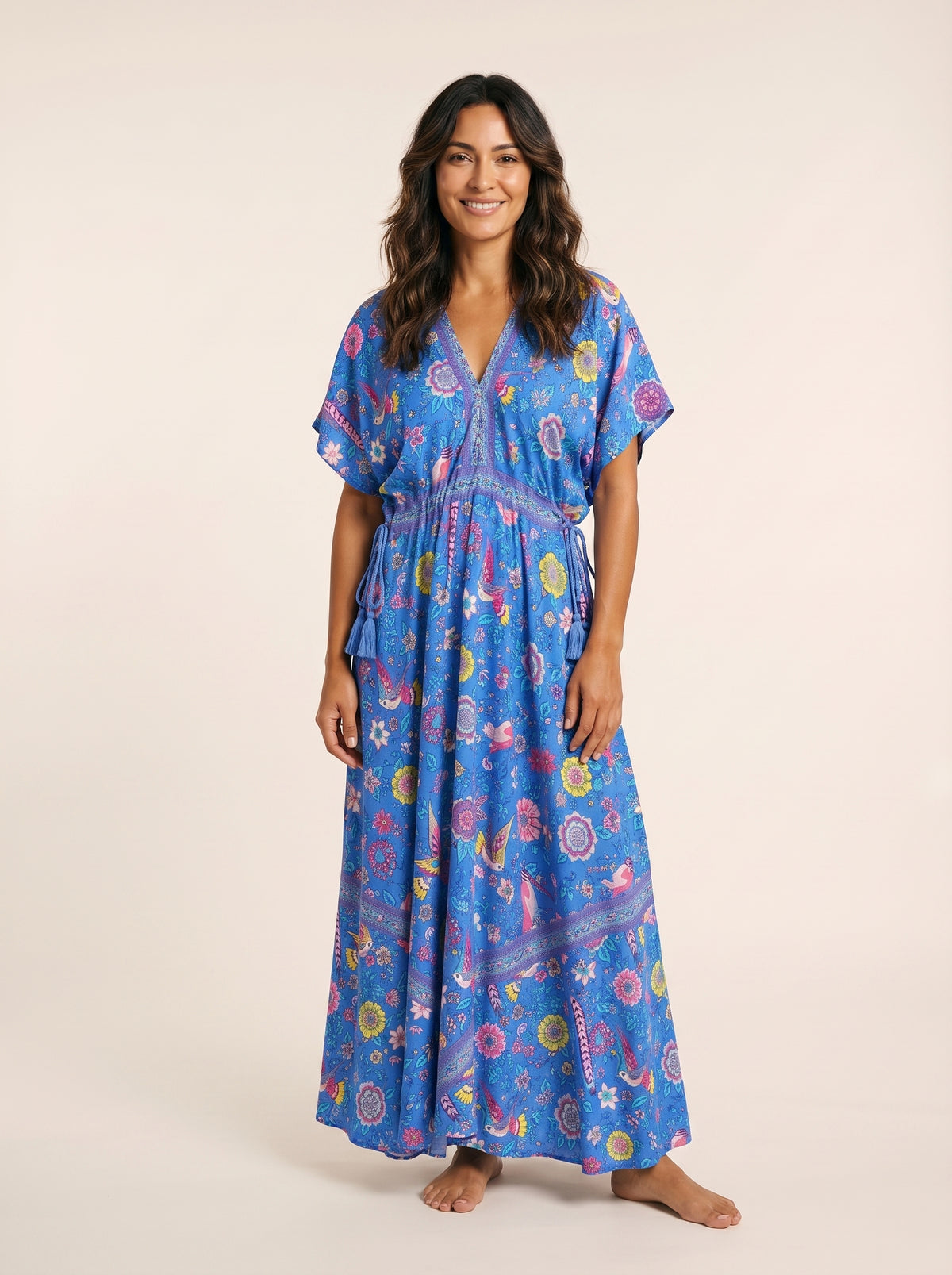 The Meridian Bloom Maxi Dress