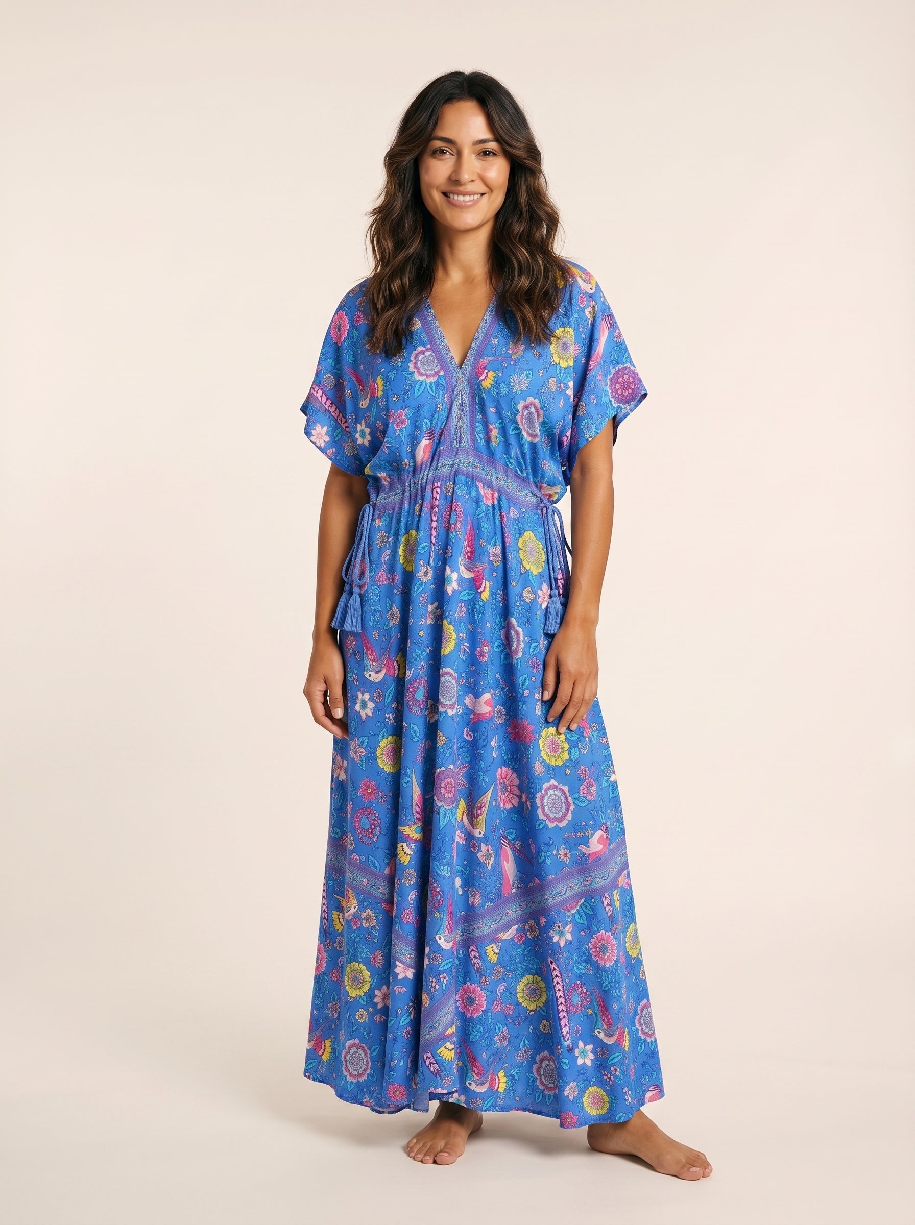 The Meridian Bloom Maxi Dress