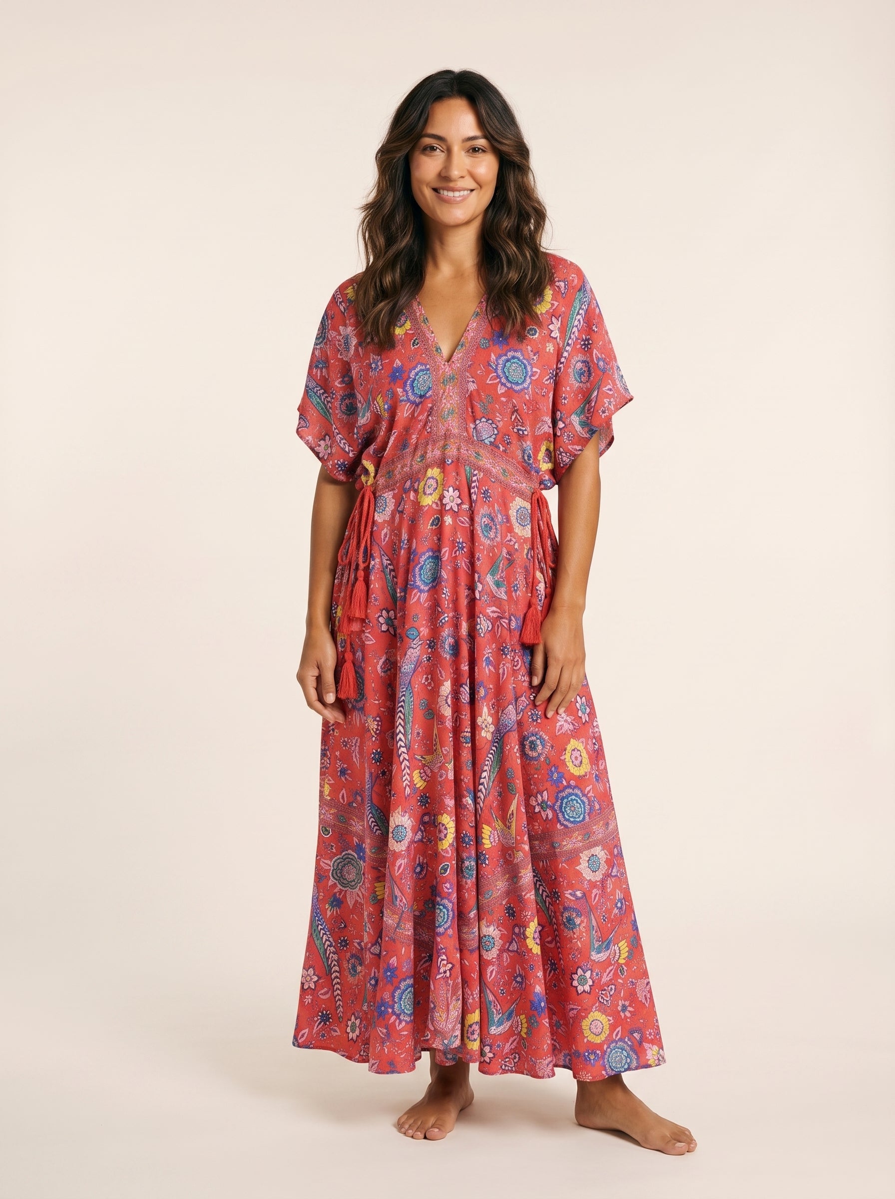 The Meridian Bloom Maxi Dress