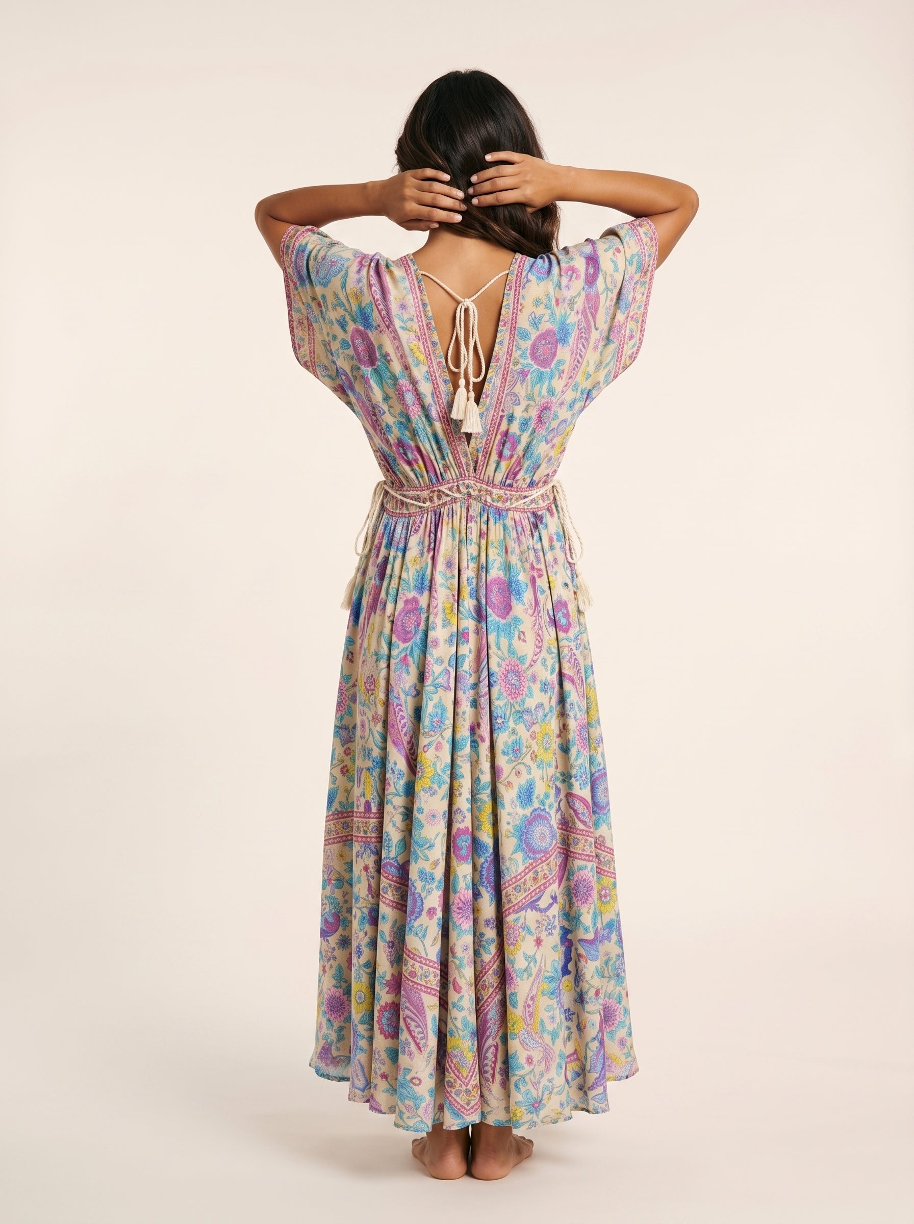 The Meridian Bloom Maxi Dress