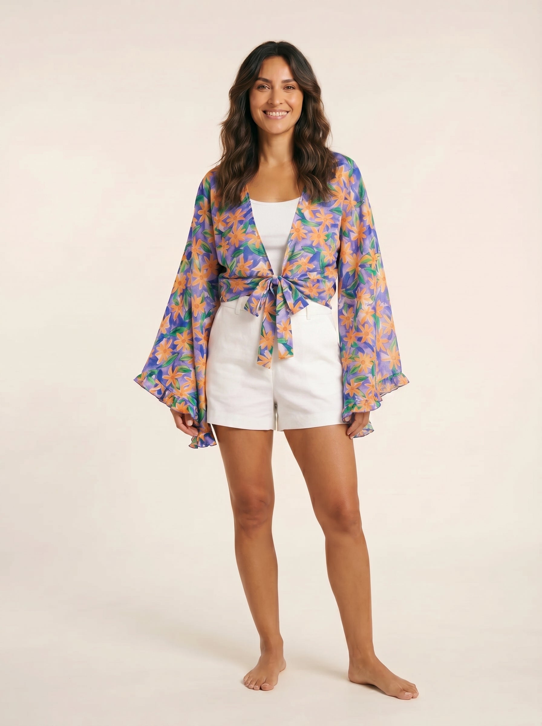 The Marigold Dusk Kimono