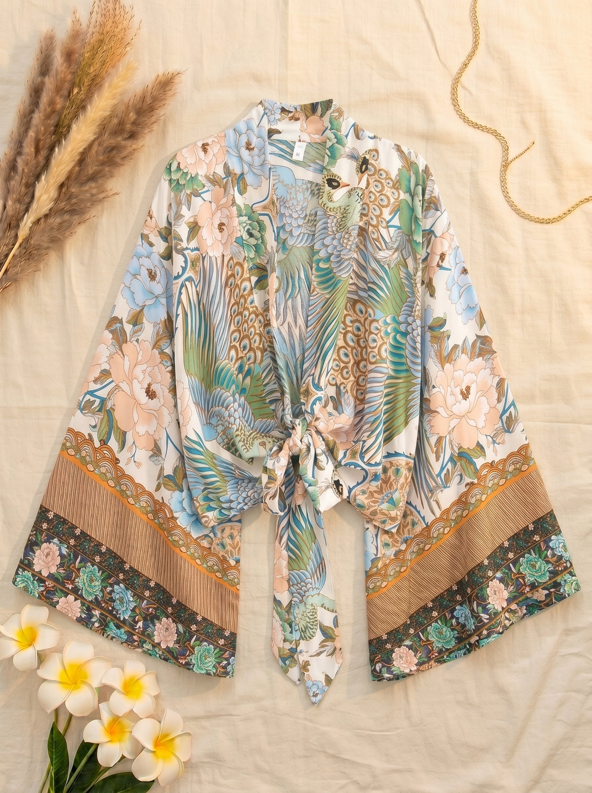 The Peacock Bloom Kimono