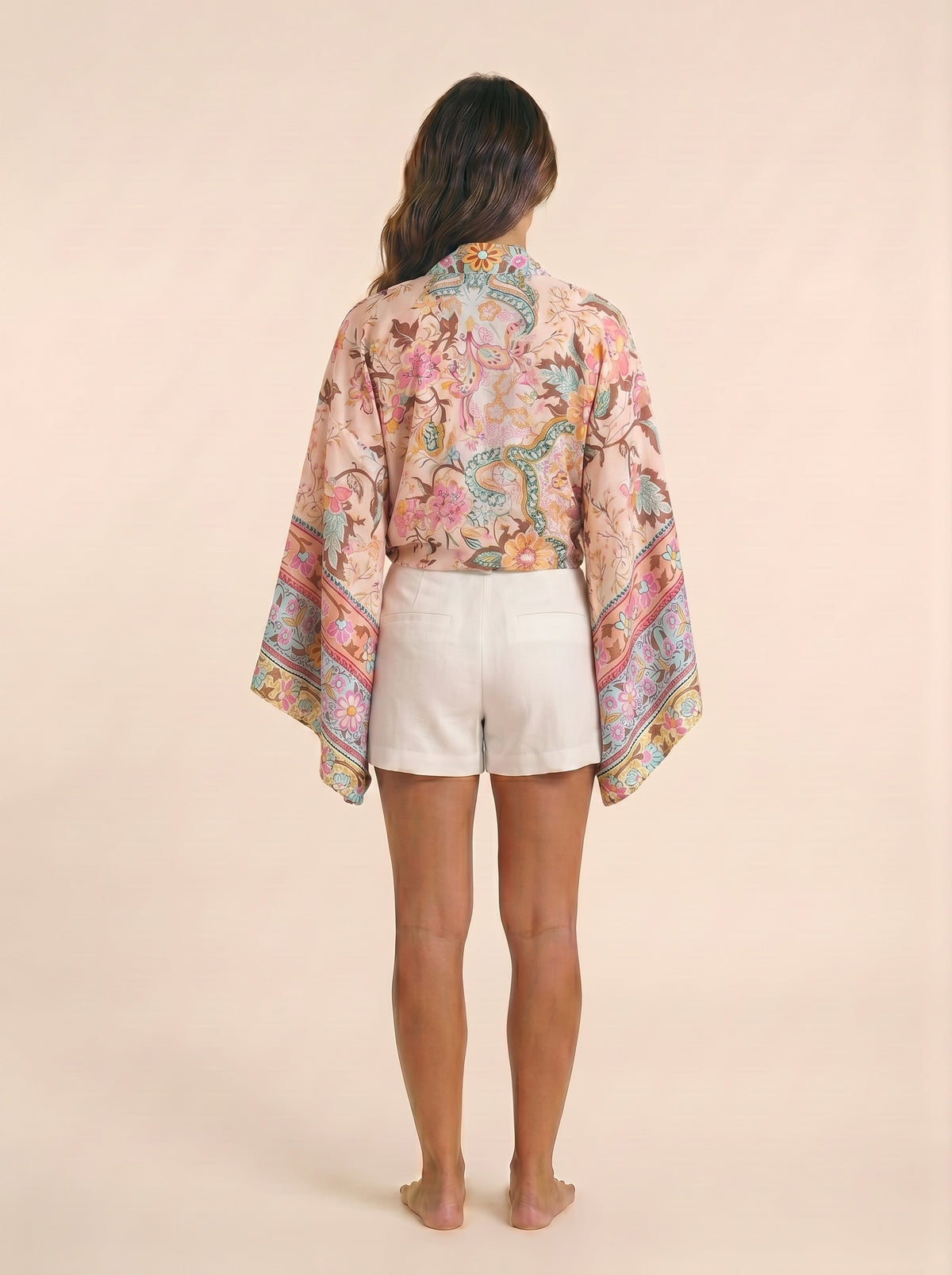 The Sunwashed Bloom Kimono