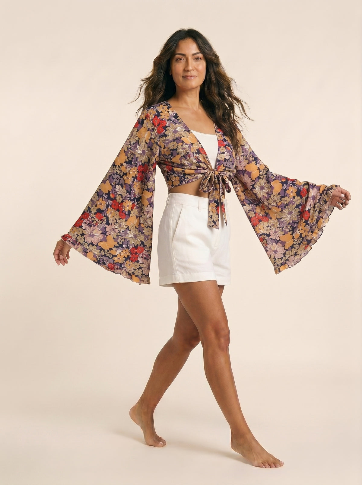 The Ruffle Kimono