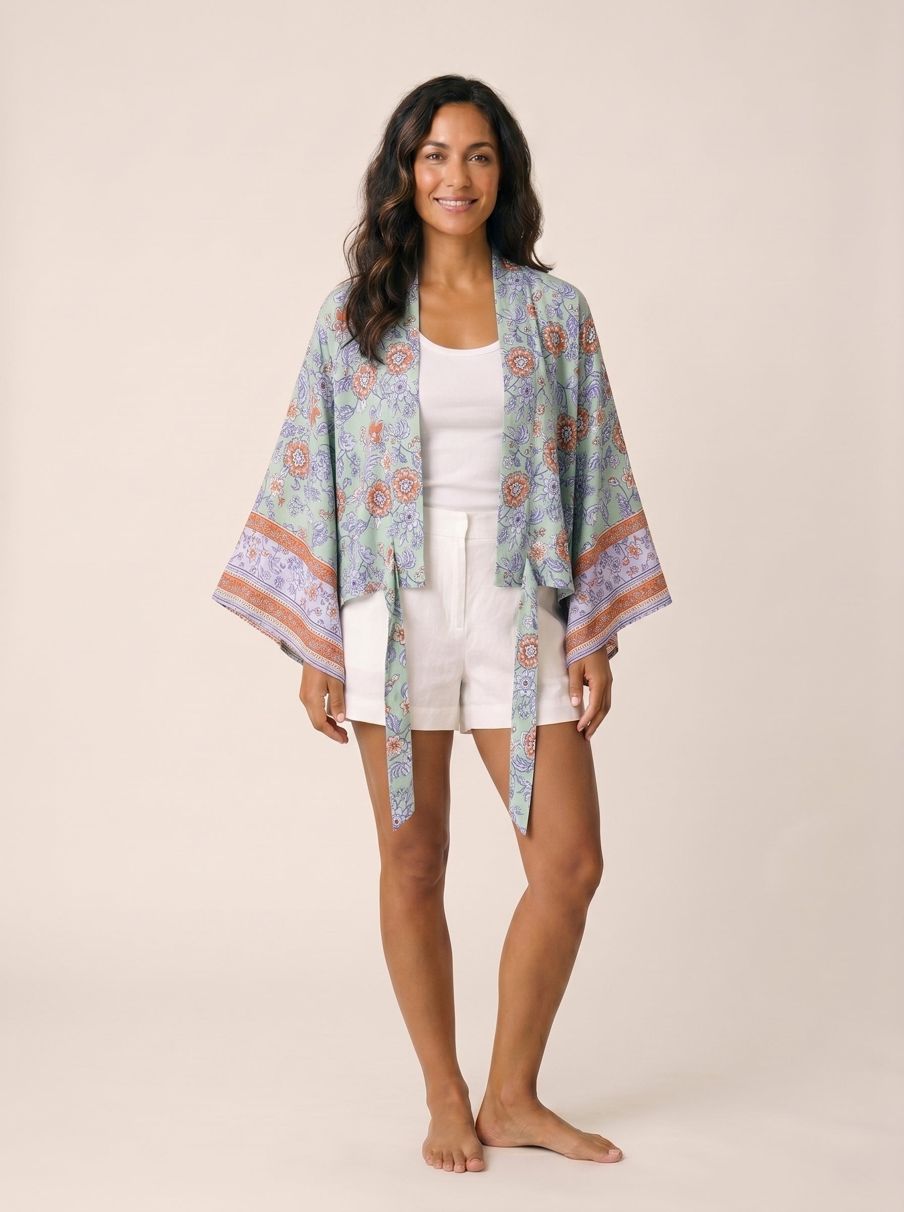 The Lavender Field Kimono