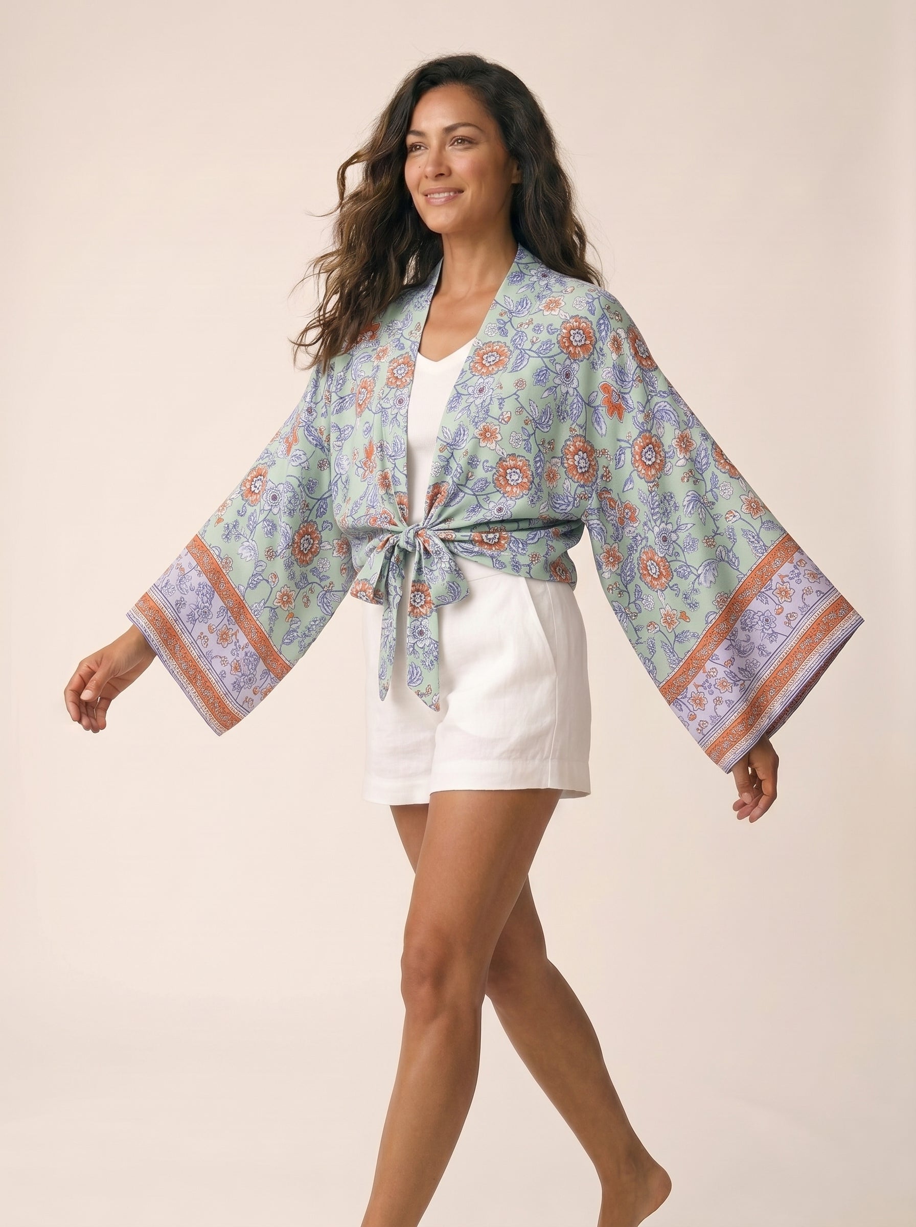The Lavender Field Kimono