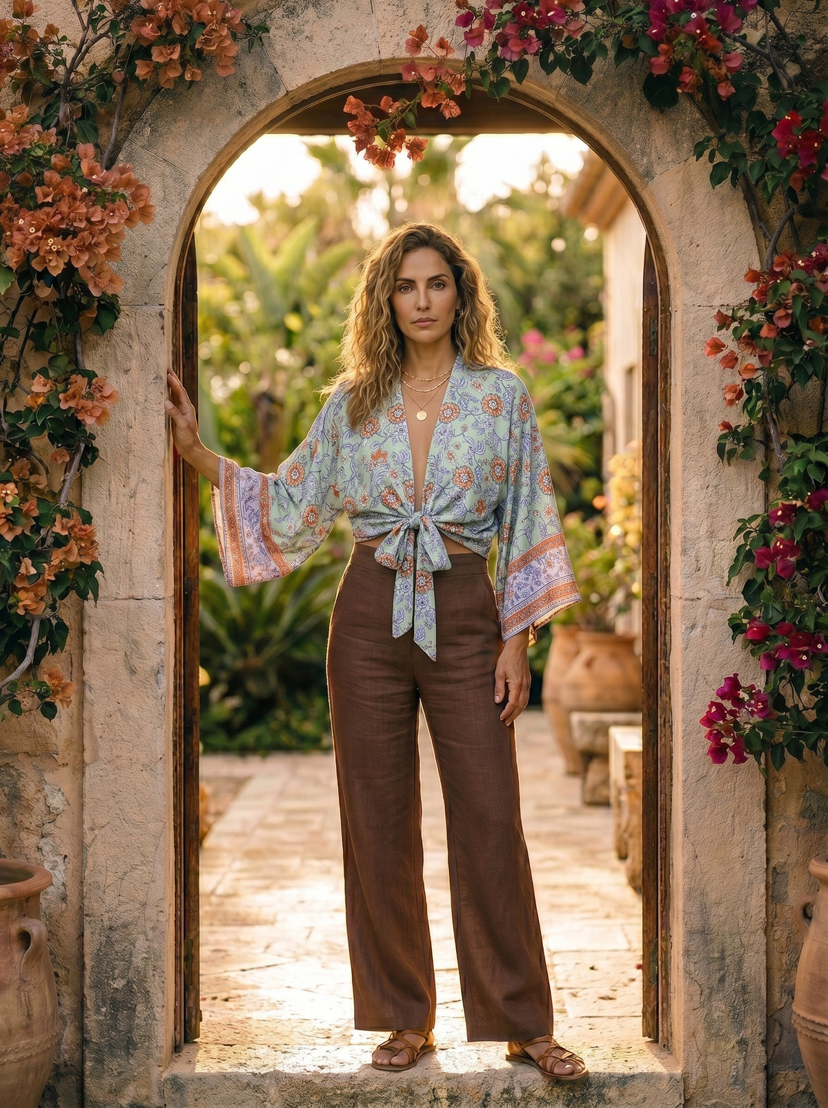 The Lavender Field Kimono