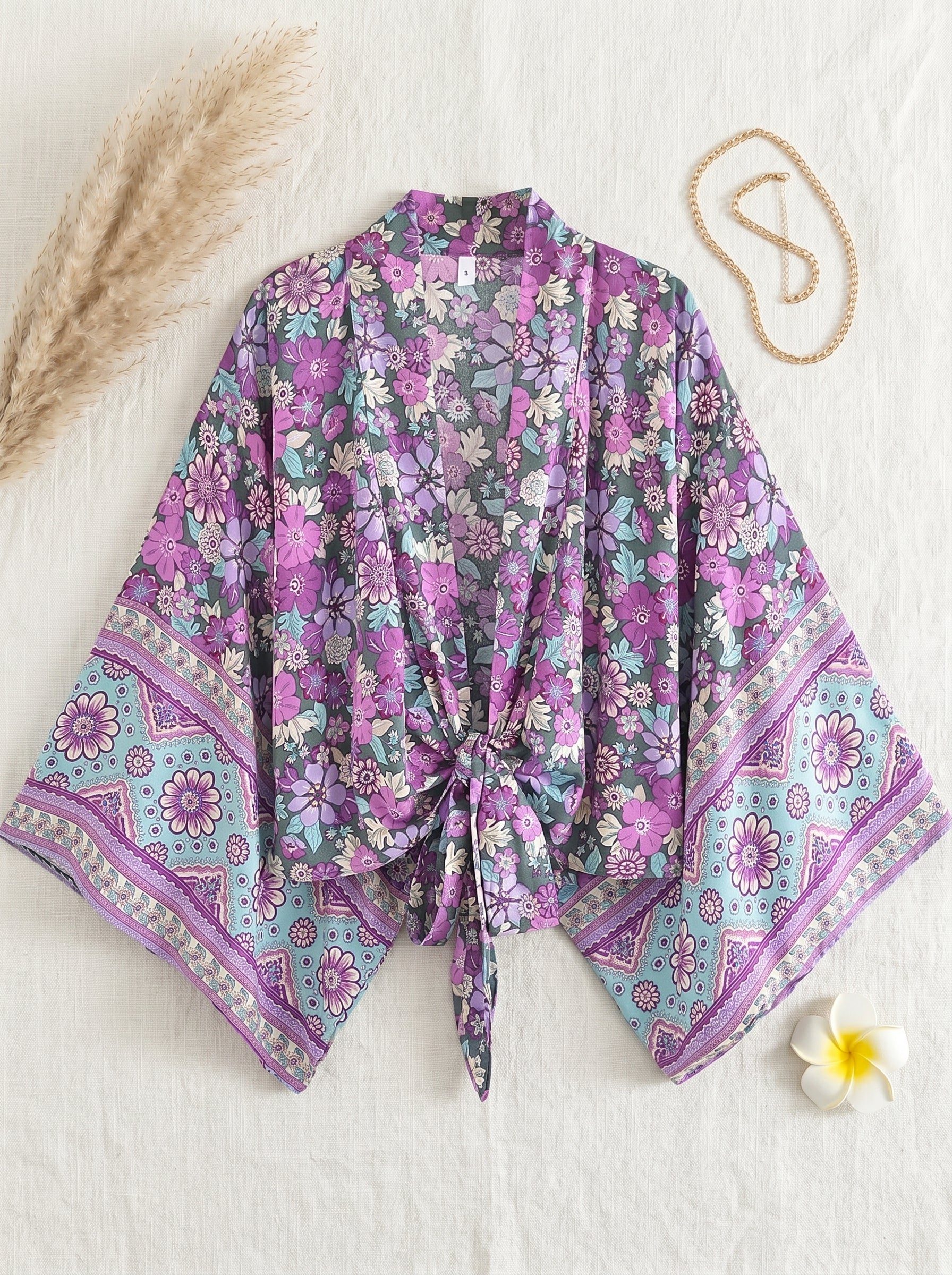 The Lavender Field Kimono