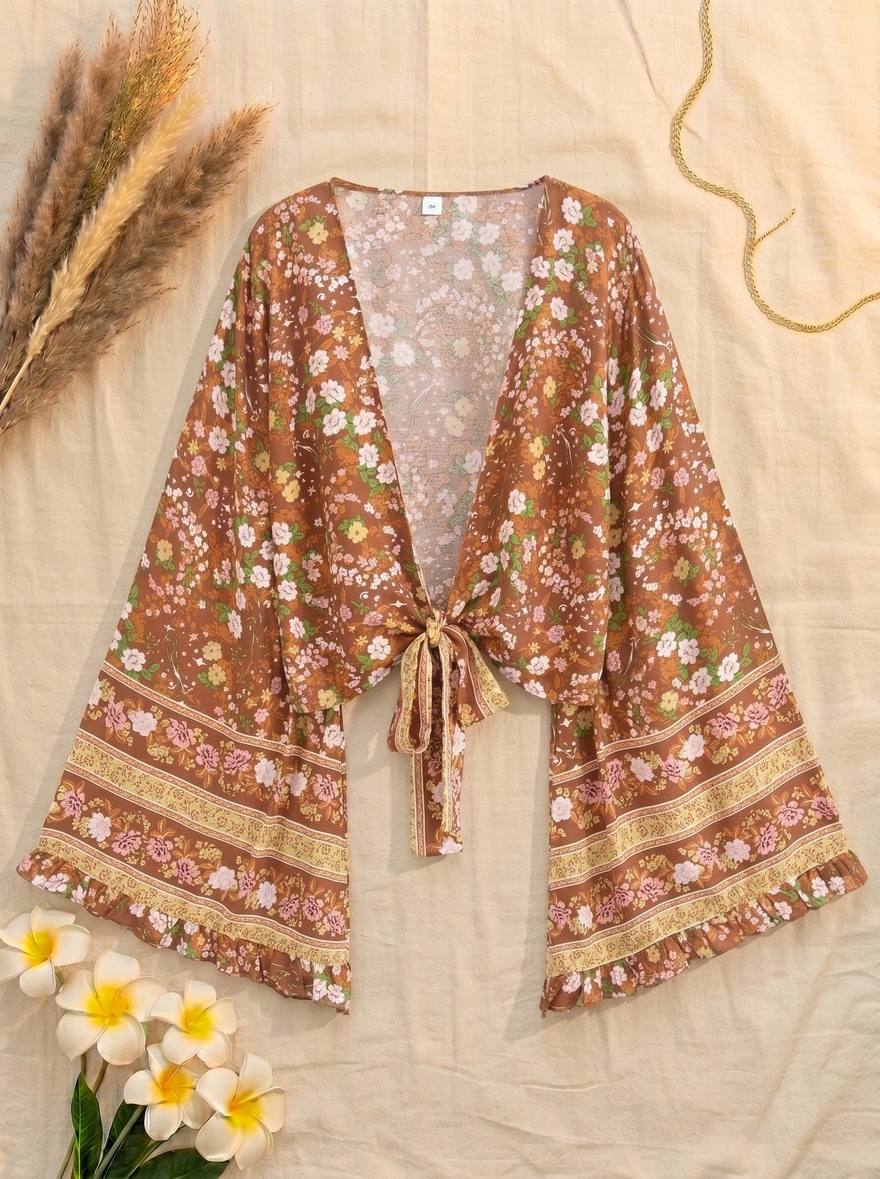 The Amber Bloom Kimono Top