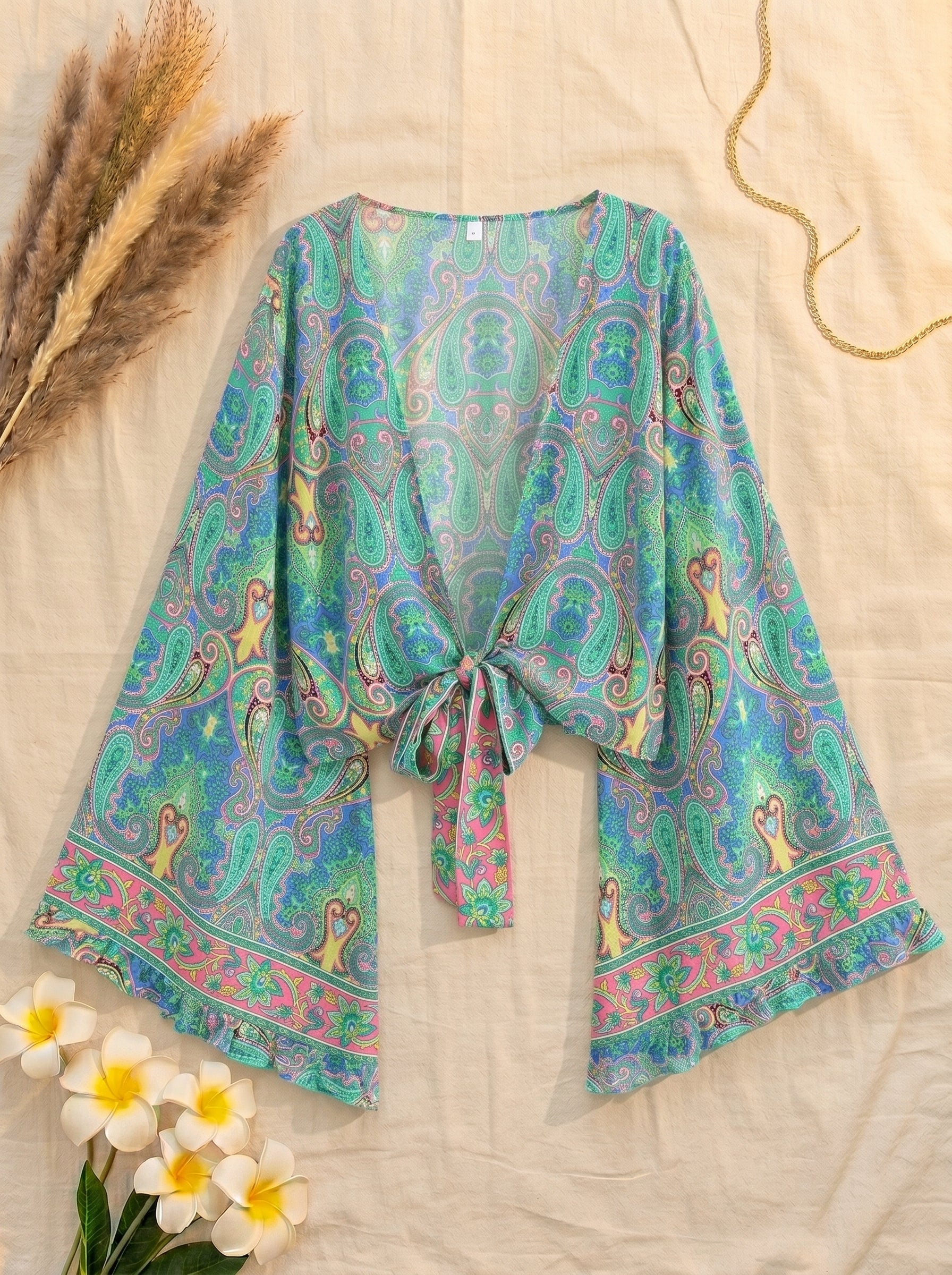 The Meridian Mosaic Kimono