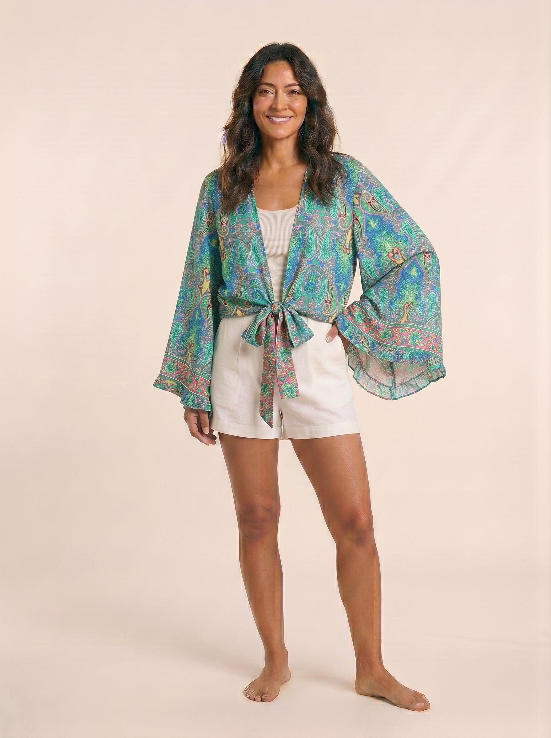 The Meridian Mosaic Kimono