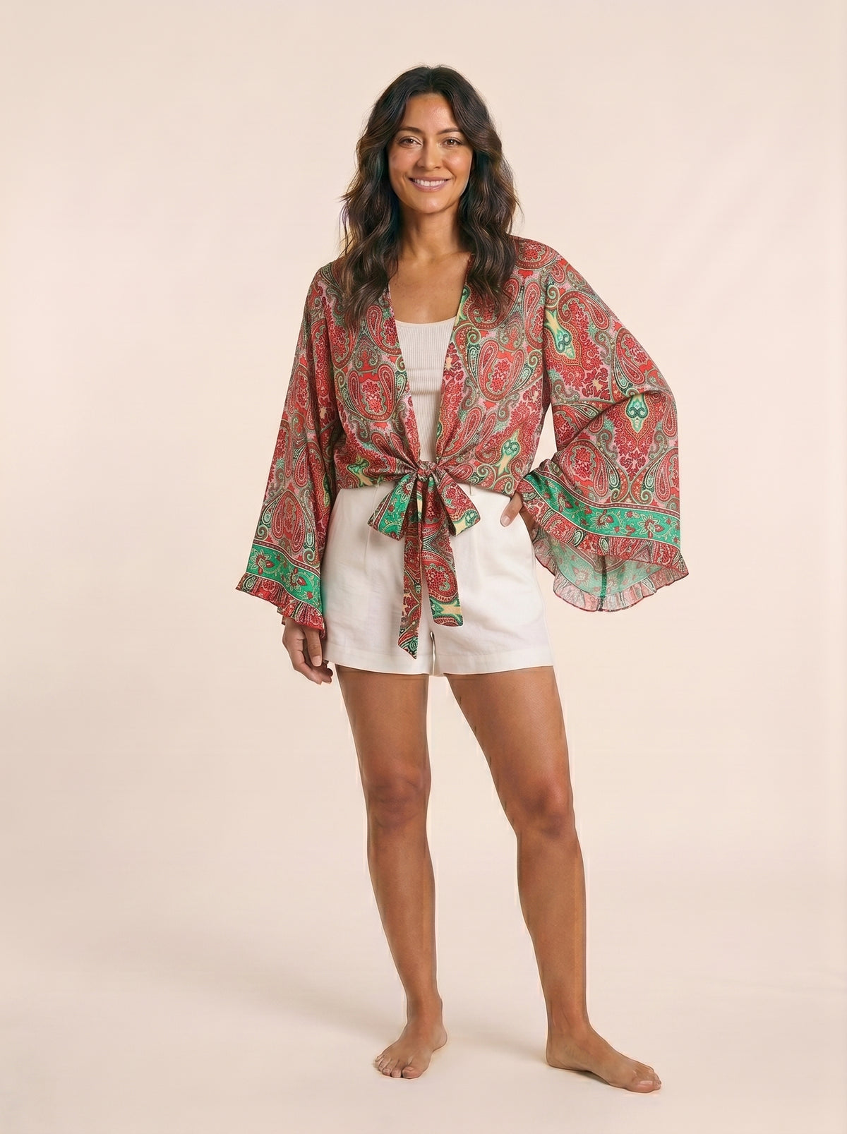 The Meridian Mosaic Kimono