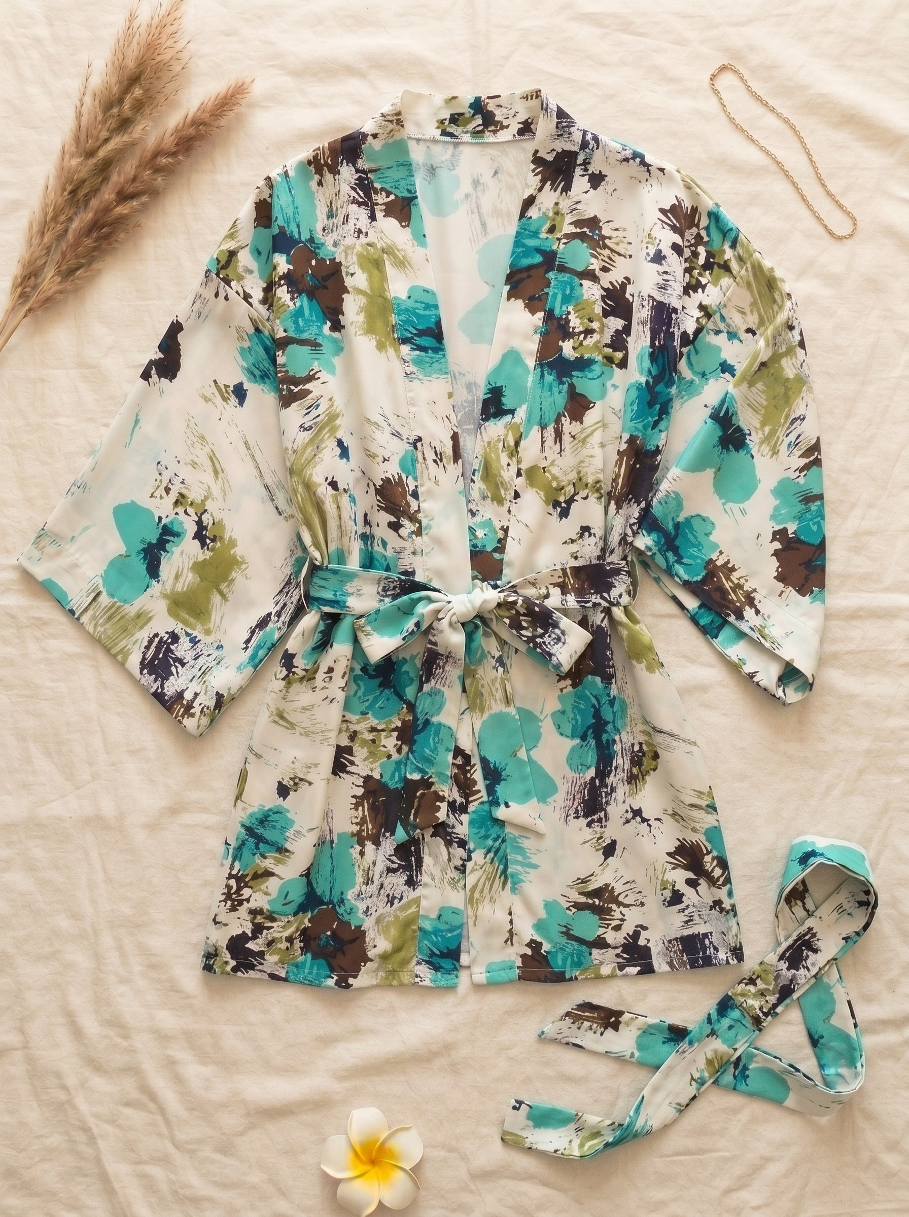 The Painted Bloom Robe
