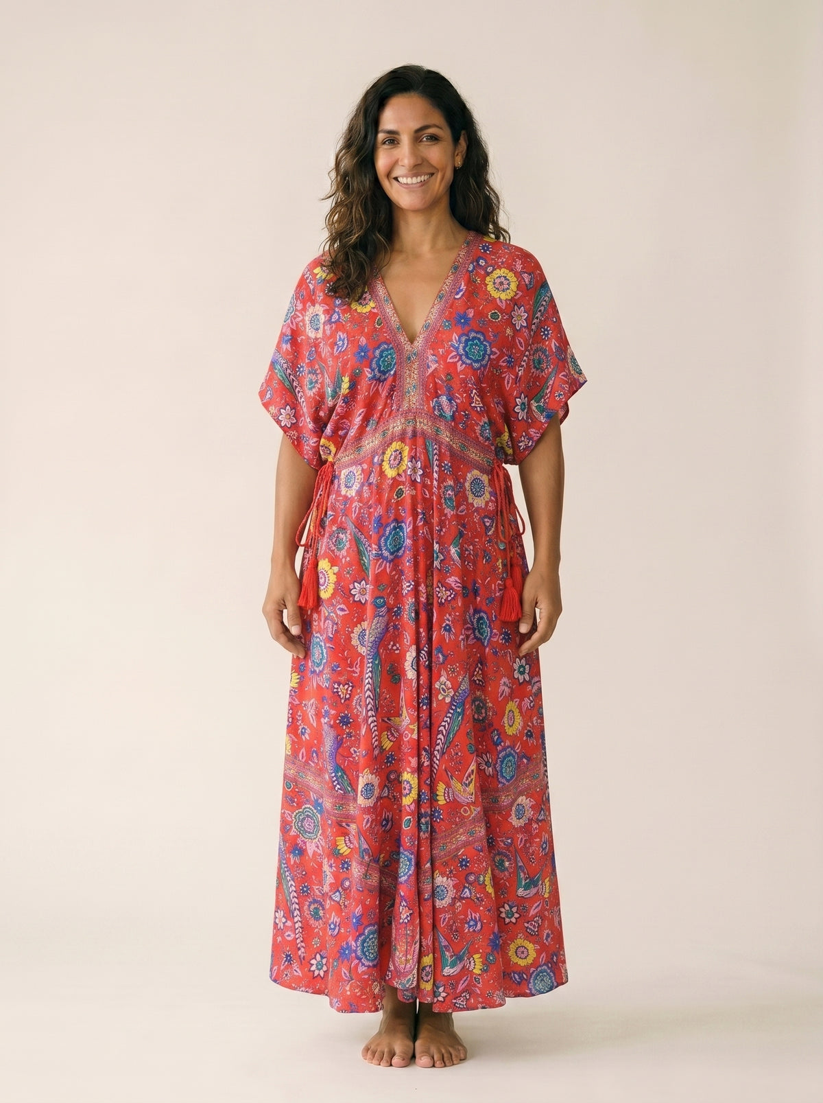 The Meridian Bloom Maxi Dress