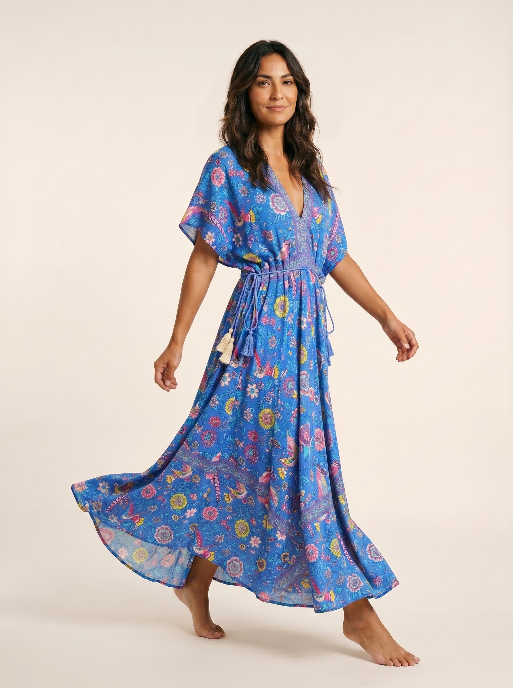 The Meridian Bloom Maxi Dress