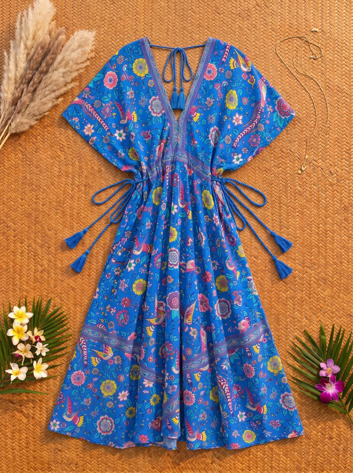 The Meridian Bloom Maxi Dress