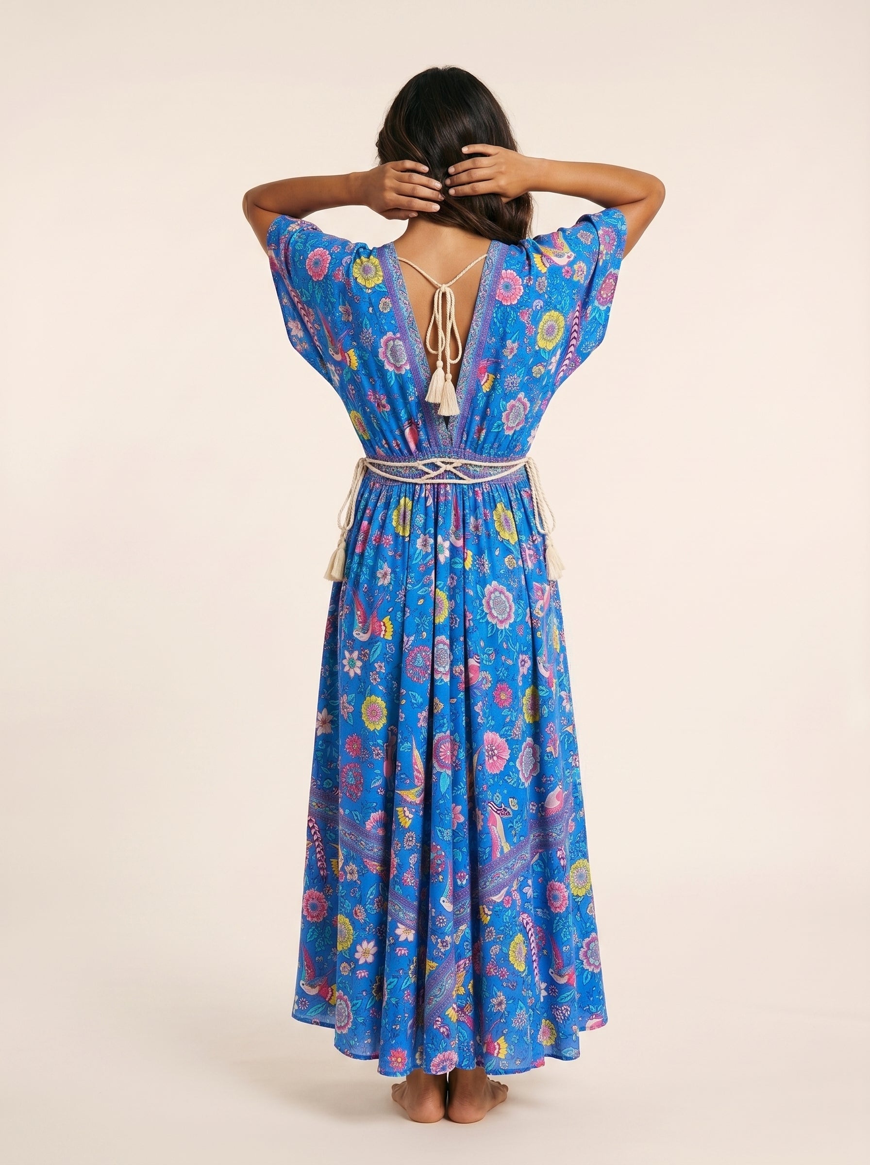 The Meridian Bloom Maxi Dress