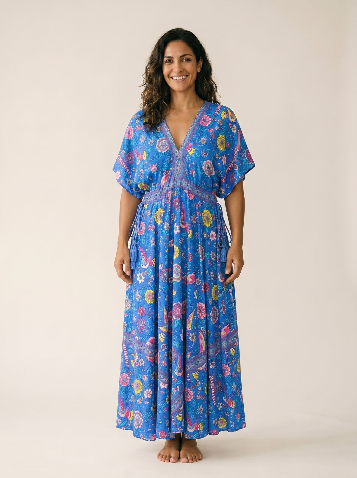 The Meridian Bloom Maxi Dress