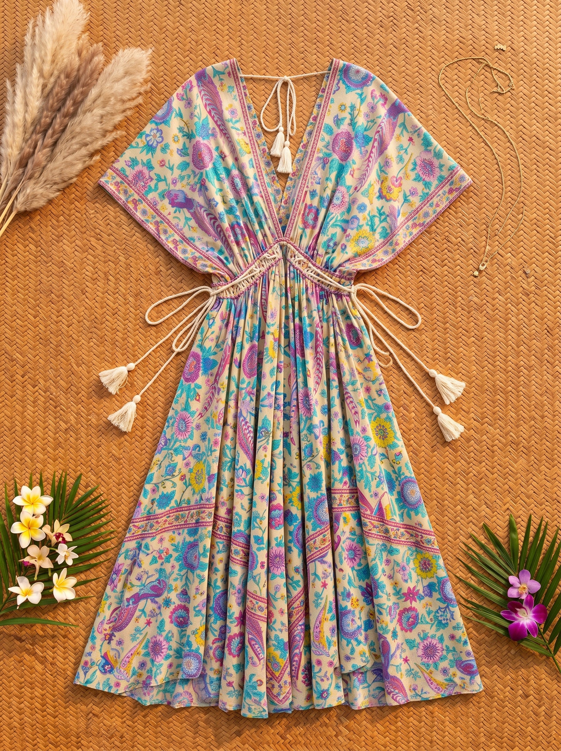 The Meridian Bloom Maxi Dress