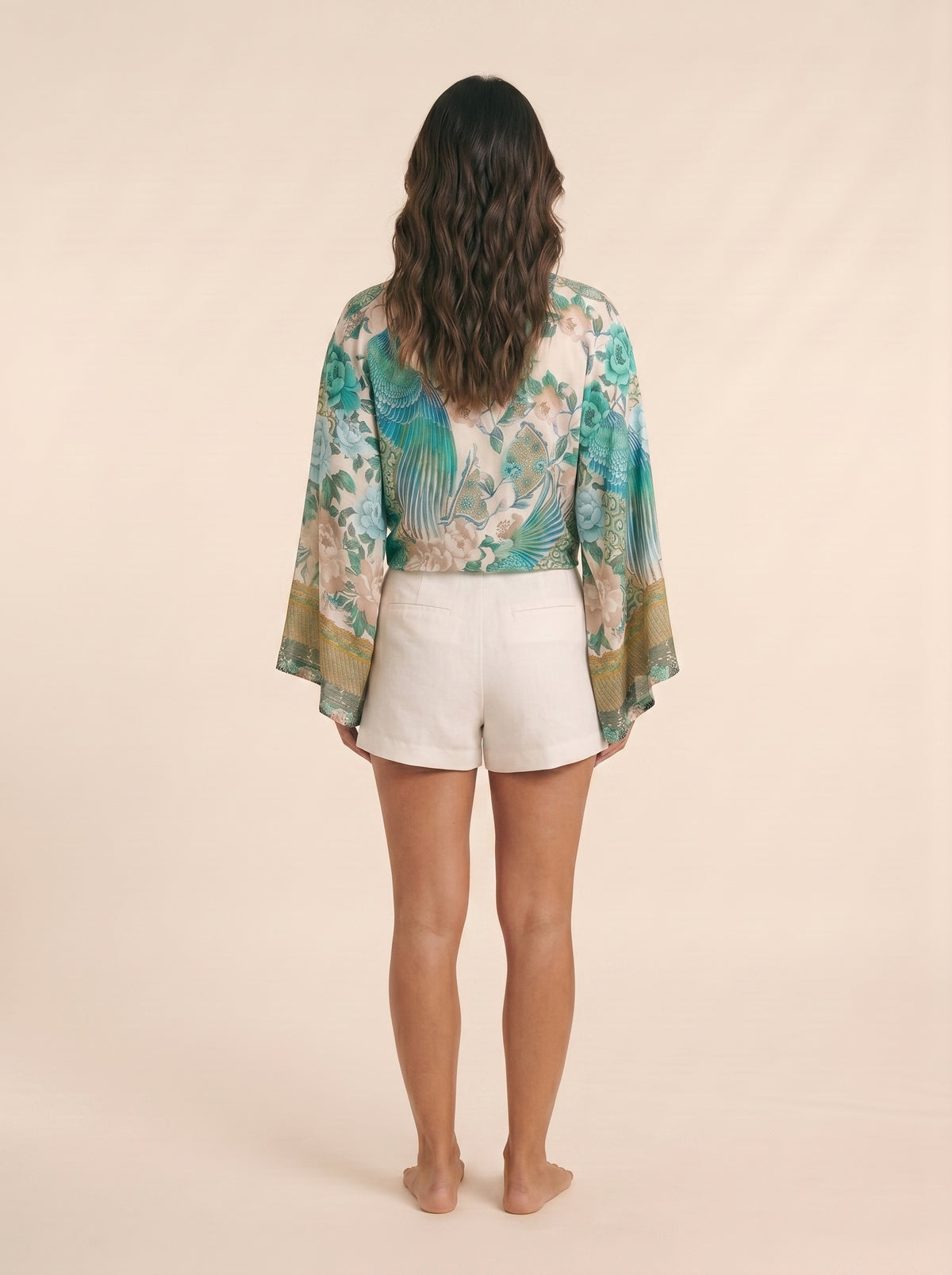 The Peacock Bloom Kimono