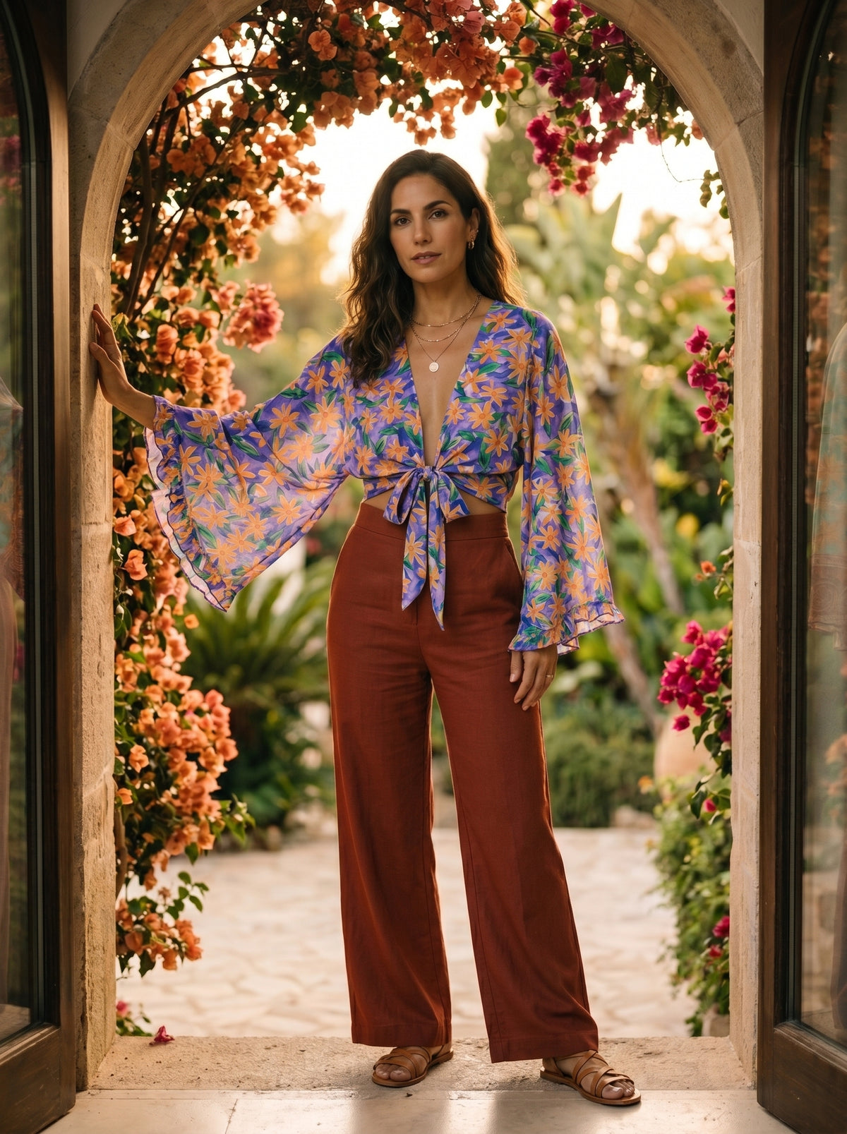 The Marigold Dusk Kimono